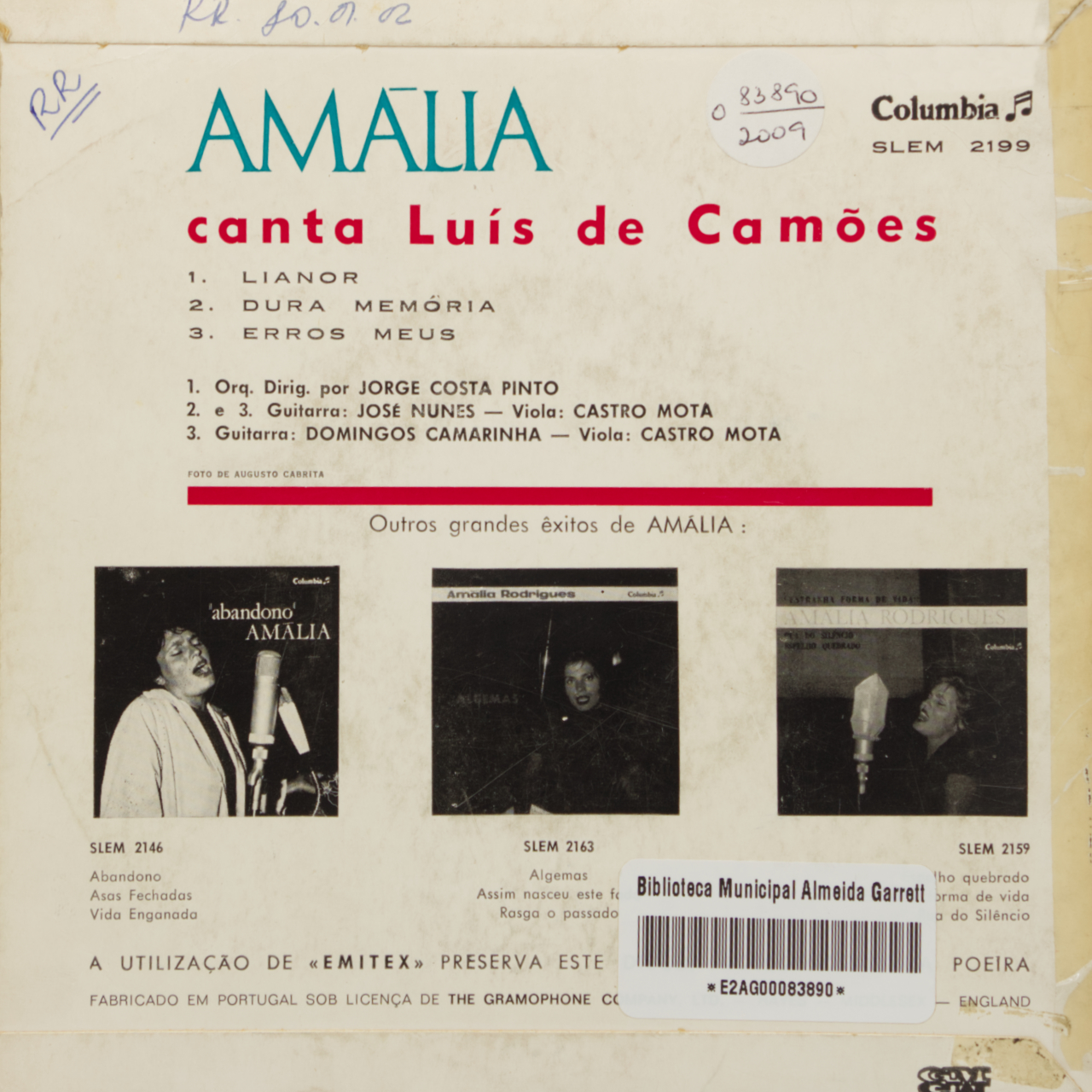 Canta Luís de Camões