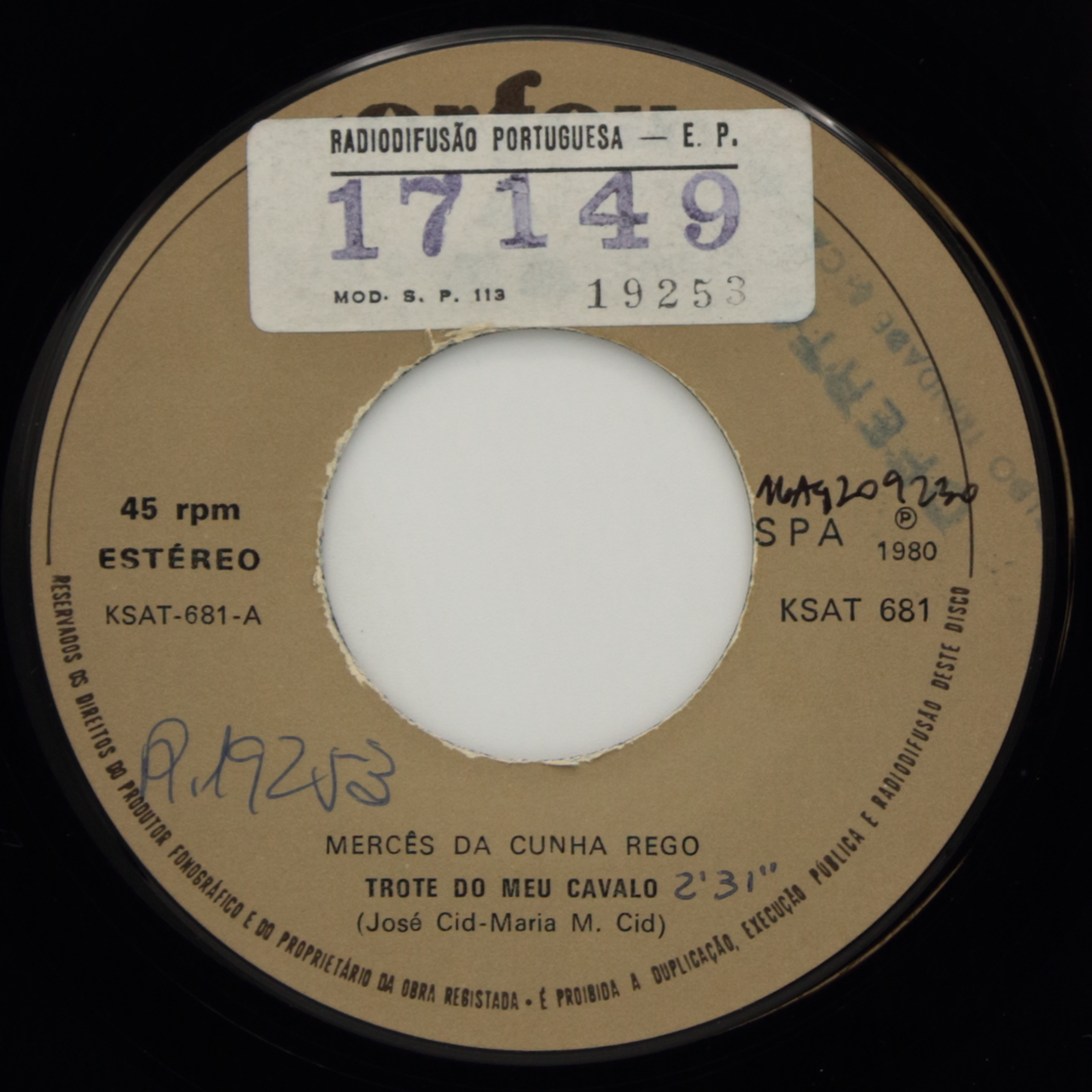 O trote do meu cavalo