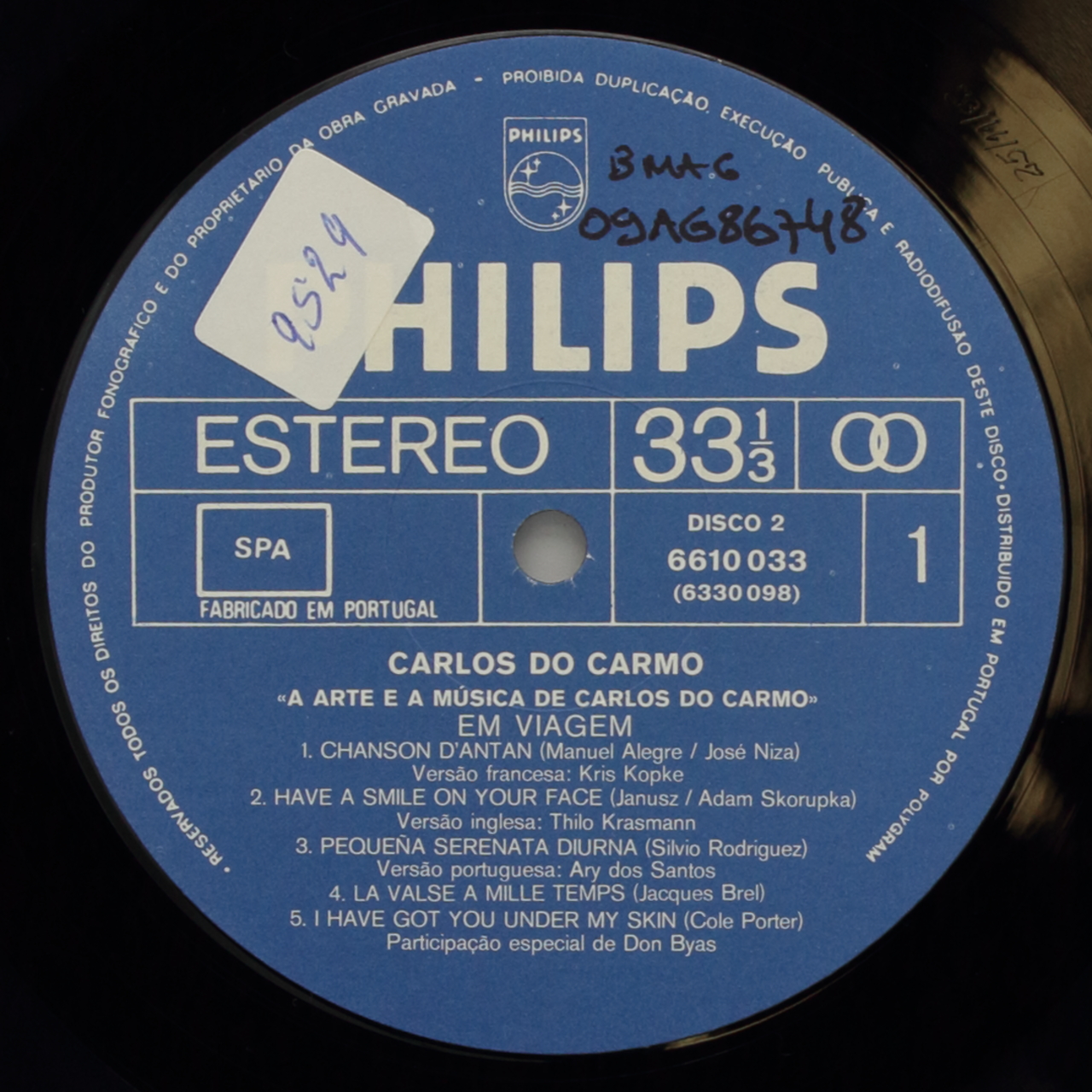 A arte e a música de Carlos do Carmo