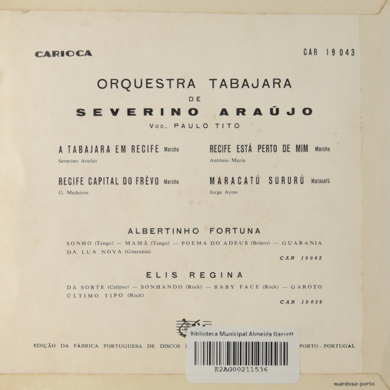 Severino Araújo e a sua orquestra tabajara