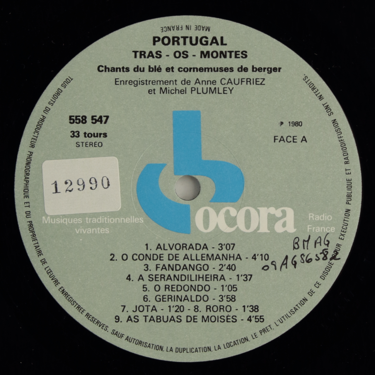 Portugal - Trás-os-Montes; Chants du blé et cornemuses de berger