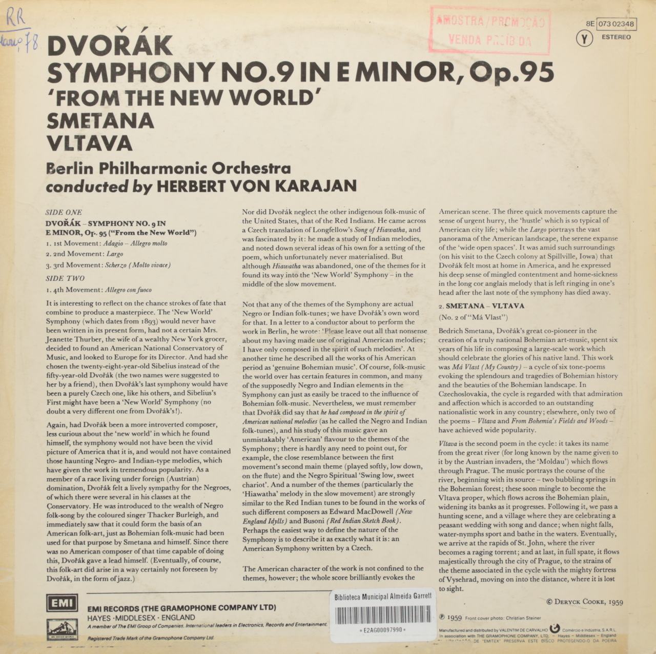 Dvorak: New Worlds Symphony / Smetana: Vltava