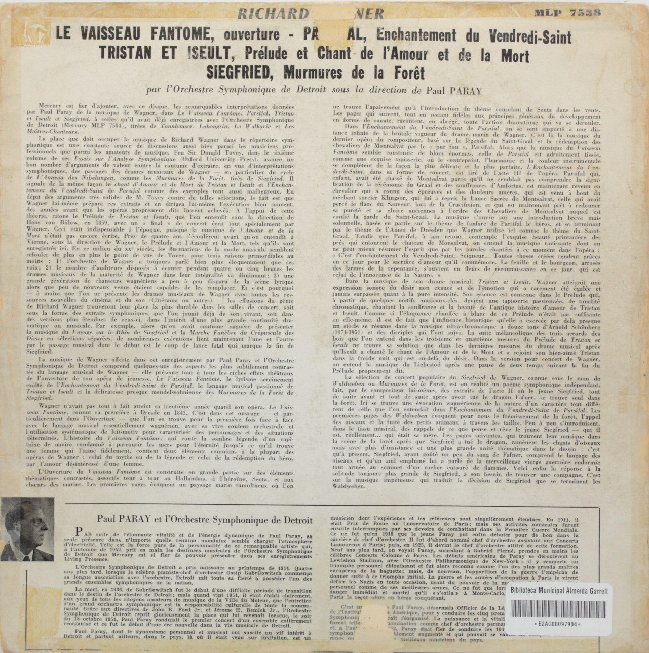 Wagner:The Flying Dutchman; Parsifal; Tristan and Isolda; Siegfried