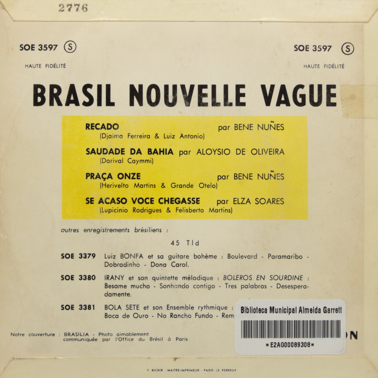 Brasil: Nouvelle Vague
