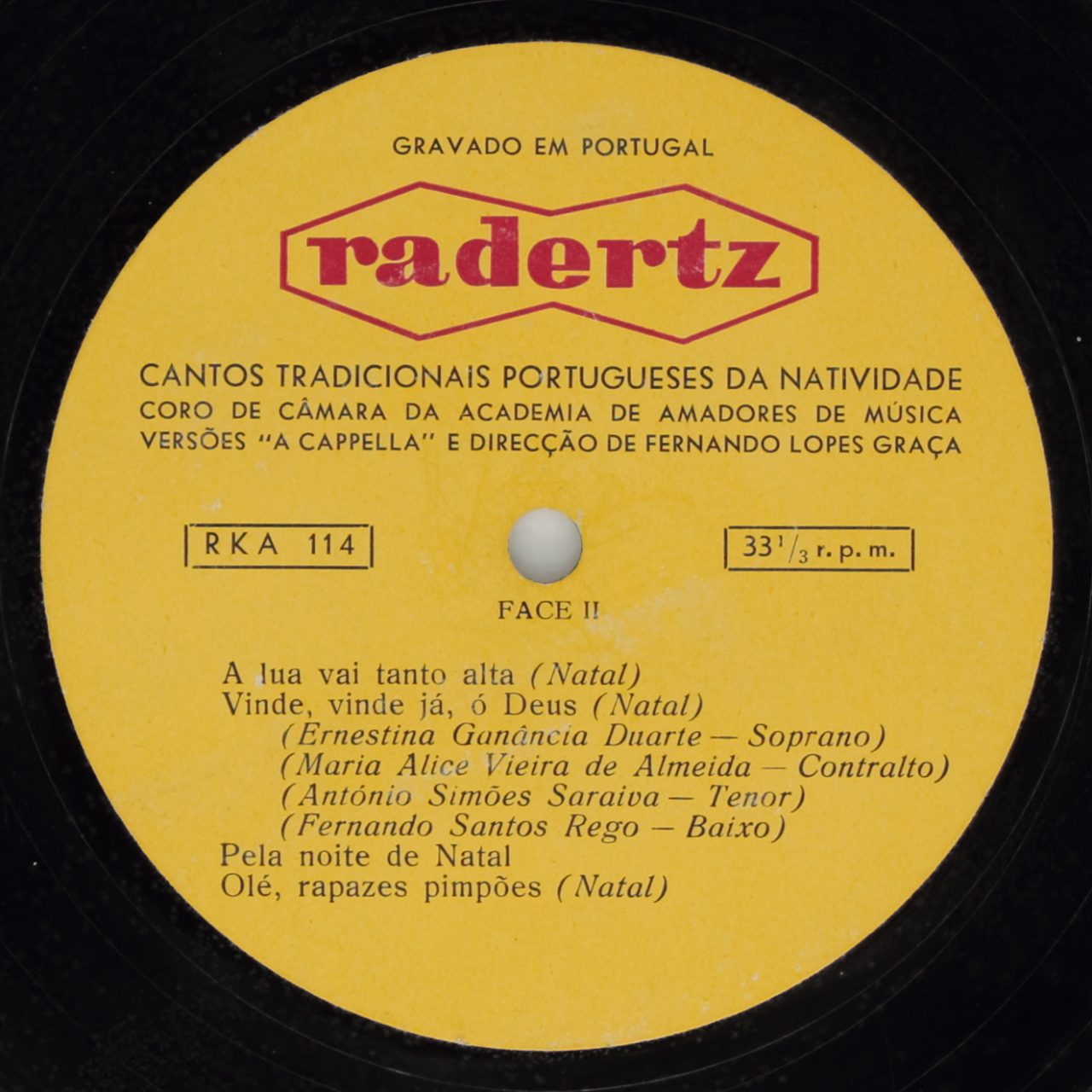 Lopes-Graça: Cantos tradicionais portugueses da natividade
