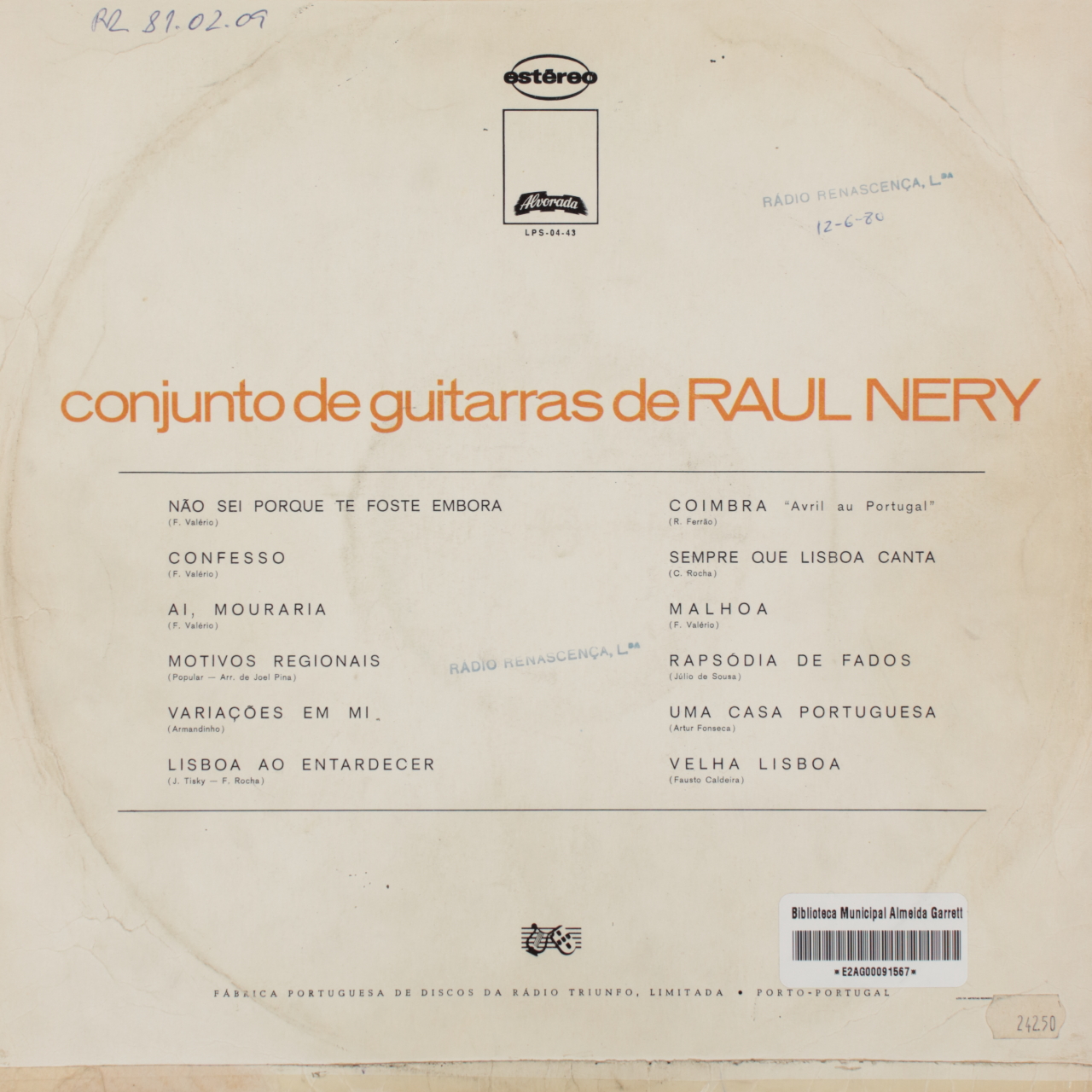 Conjunto de Guitarras de Raúl Nery