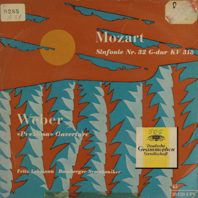Mozart: Sinfonia Nr. 32 G-dur KV 318 / Weber: Preziosa Ouverture