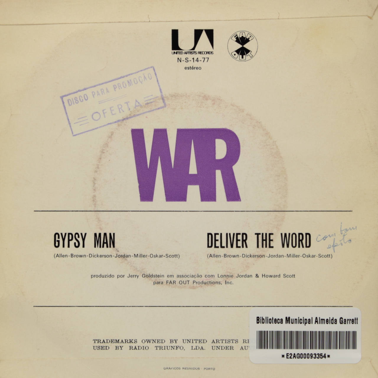 Gypsy Man; Deliver the World