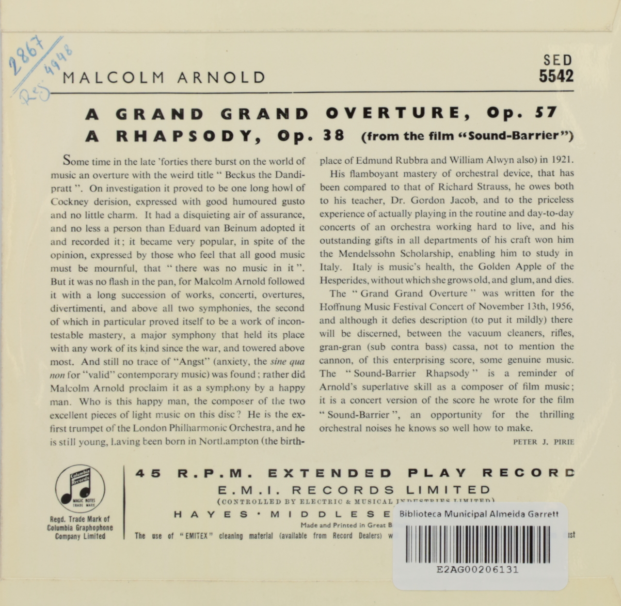 Arnold: A grand, grand overture