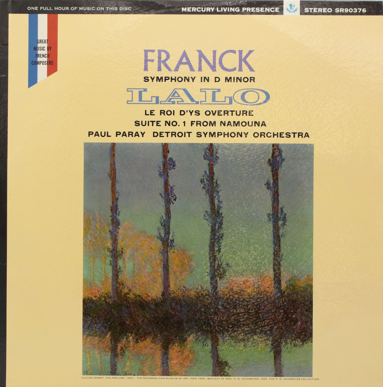 Franck: Symphony in D minor / Lalo: Overture to Le Roi DYs; Suite Nº1 from Namouna