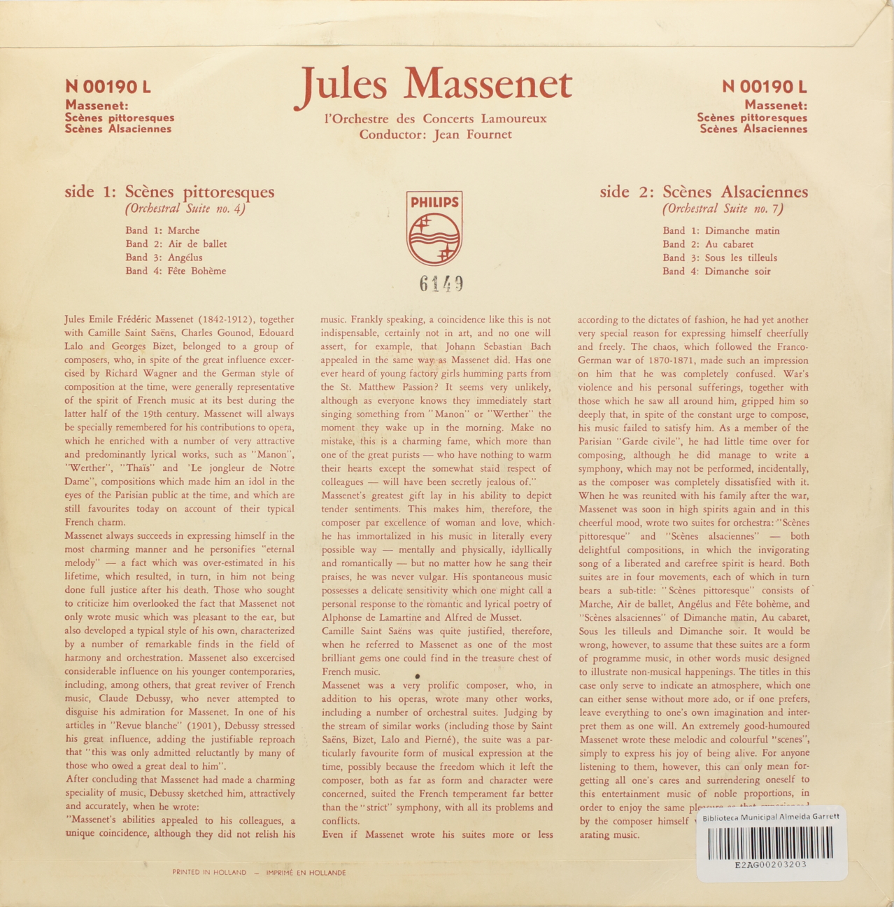 Massenet: Scènnes Pittoresques - Orchestral Suite Nº 4; Scènnes Alsacienne - Orchestral Suite Nº