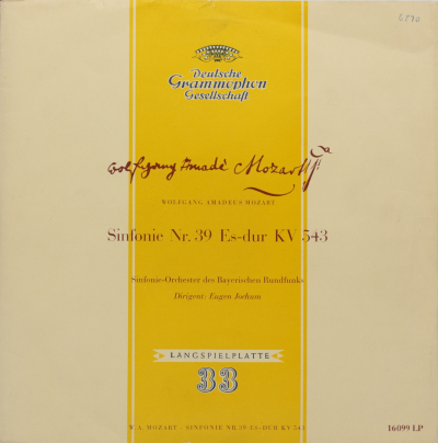 Mozart: Sinfonie Nr. 39 Es-dur KV 543