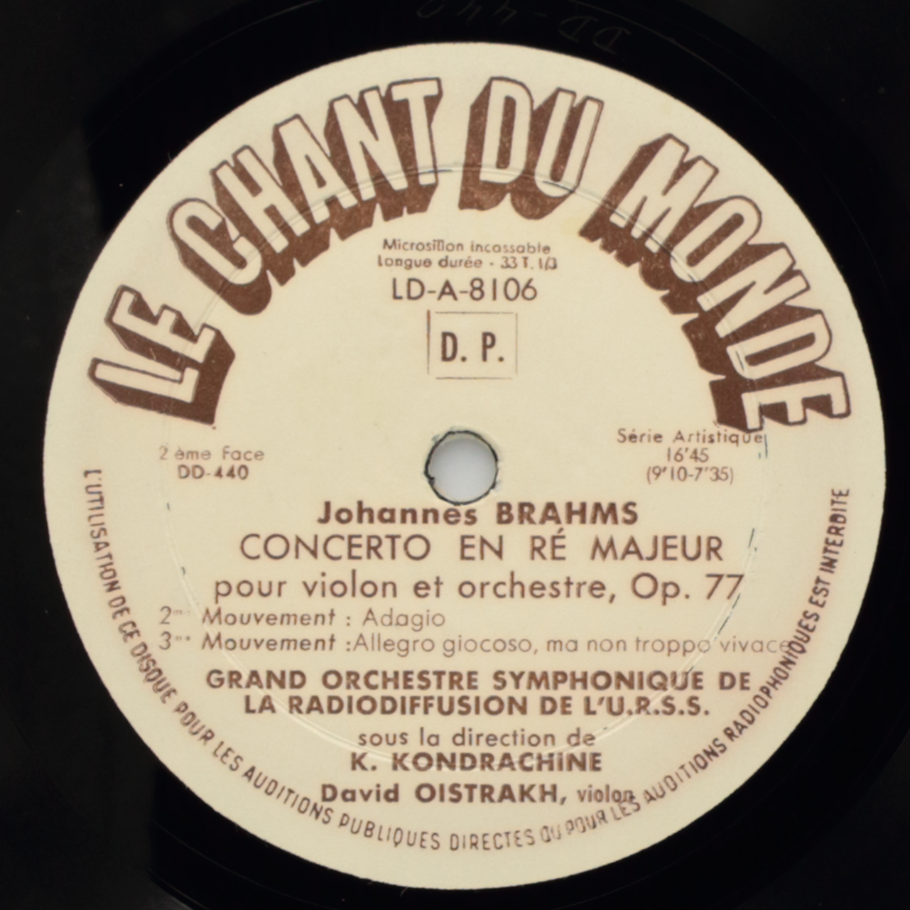 Brahms: Concerto en Re majeur pour violon et orchestre, Op. 77