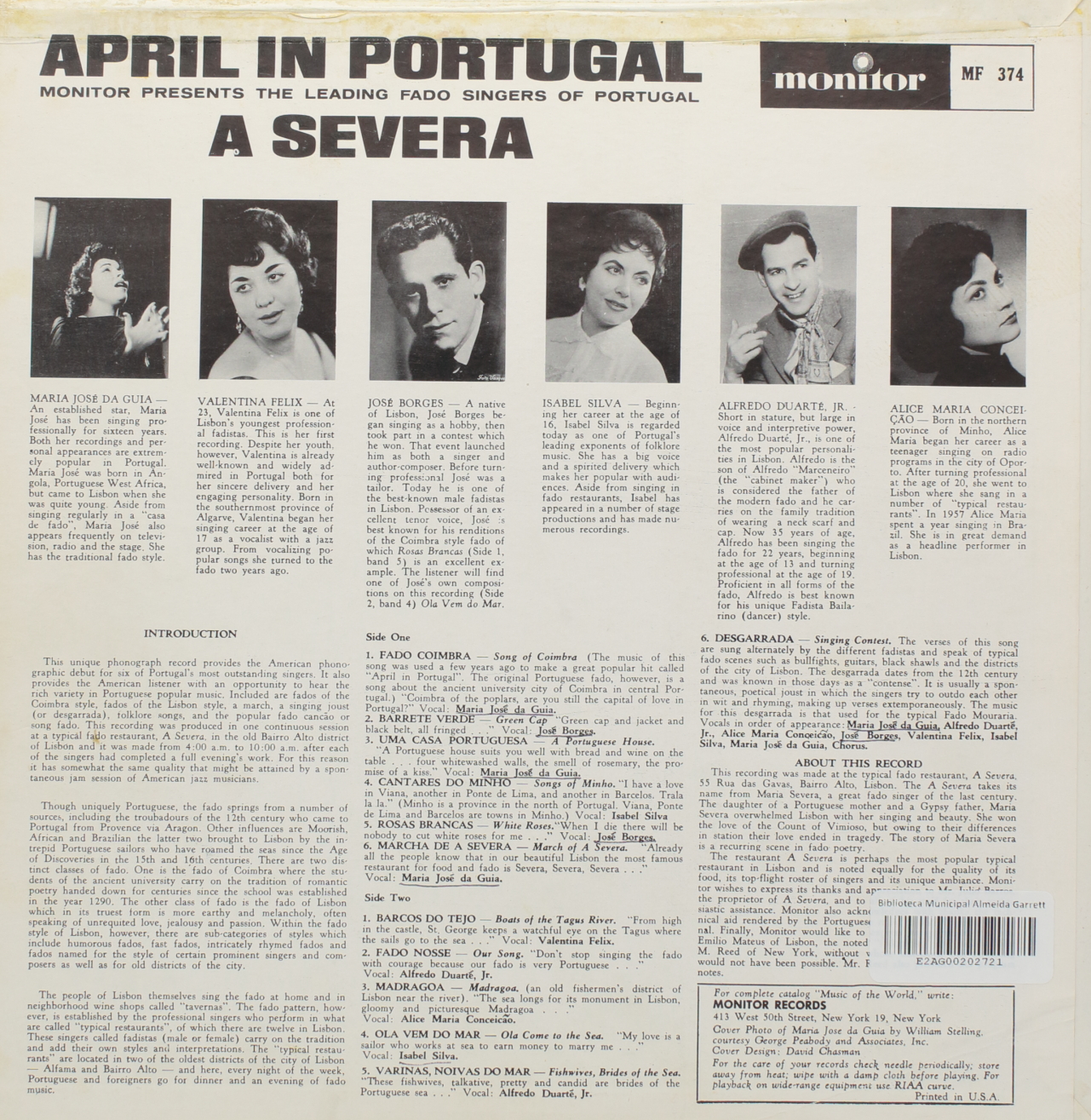 April in Portugal: A Severa