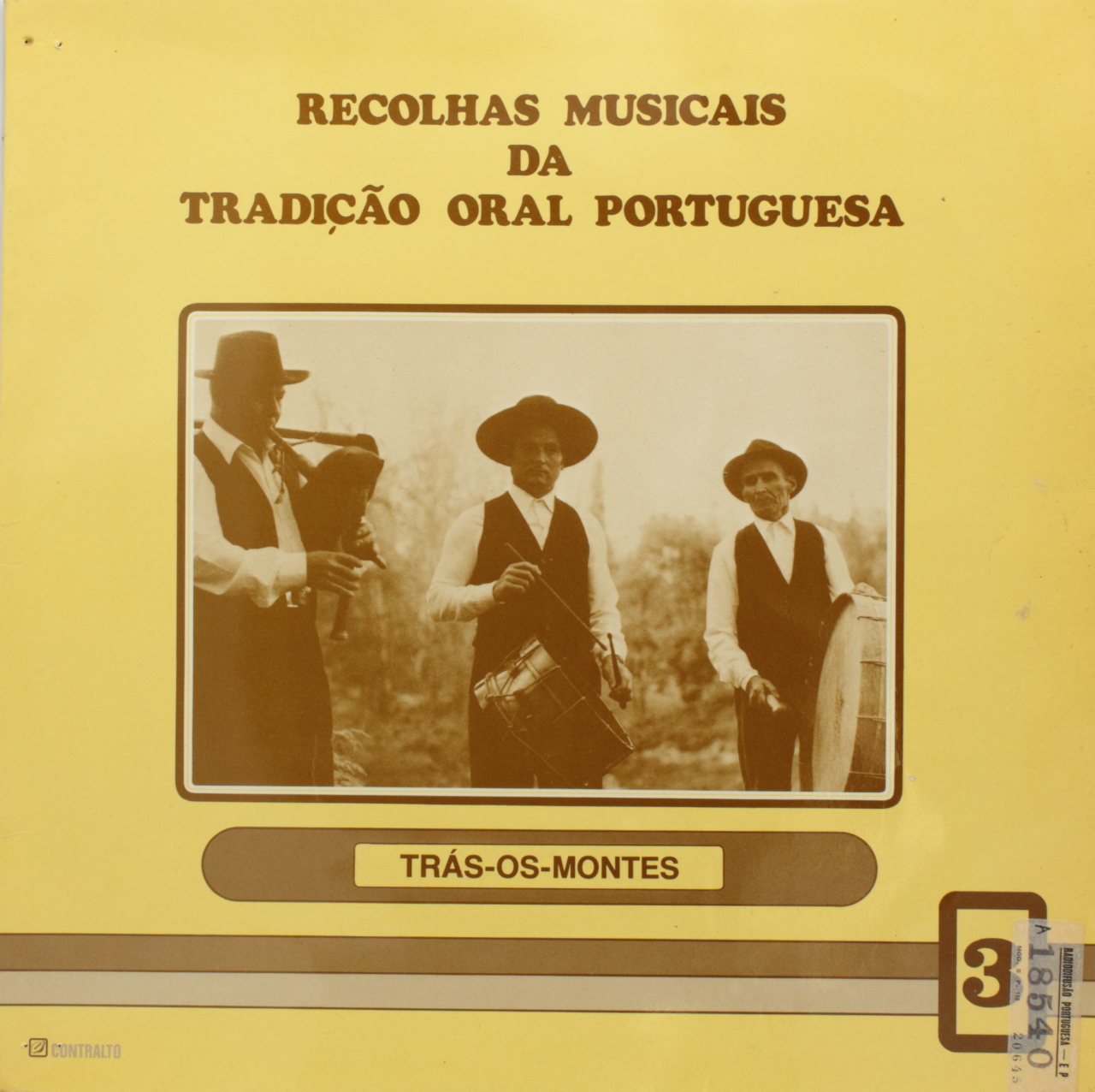 Recolhas musicais da tradição oral portuguesa: Trás-Os-Montes e Alentejo/Algarve