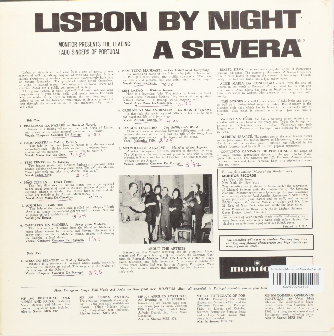 Lisbon by Night: A Severa, Vol. 2