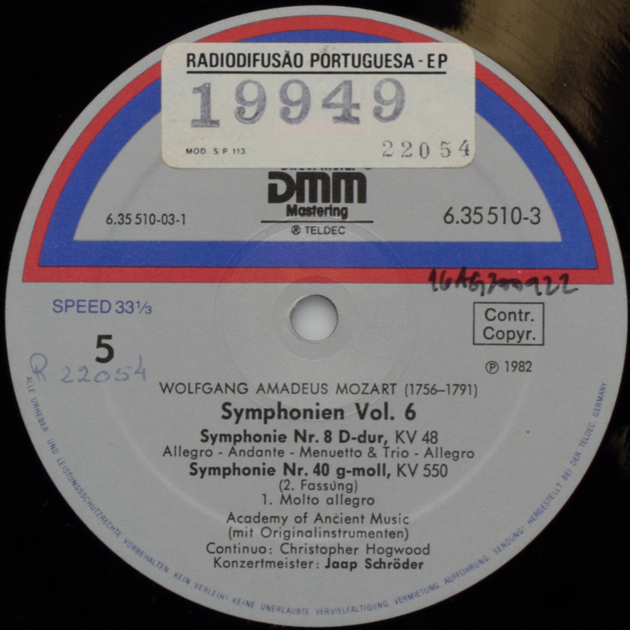 Mozart: Symphonien Vol. 6