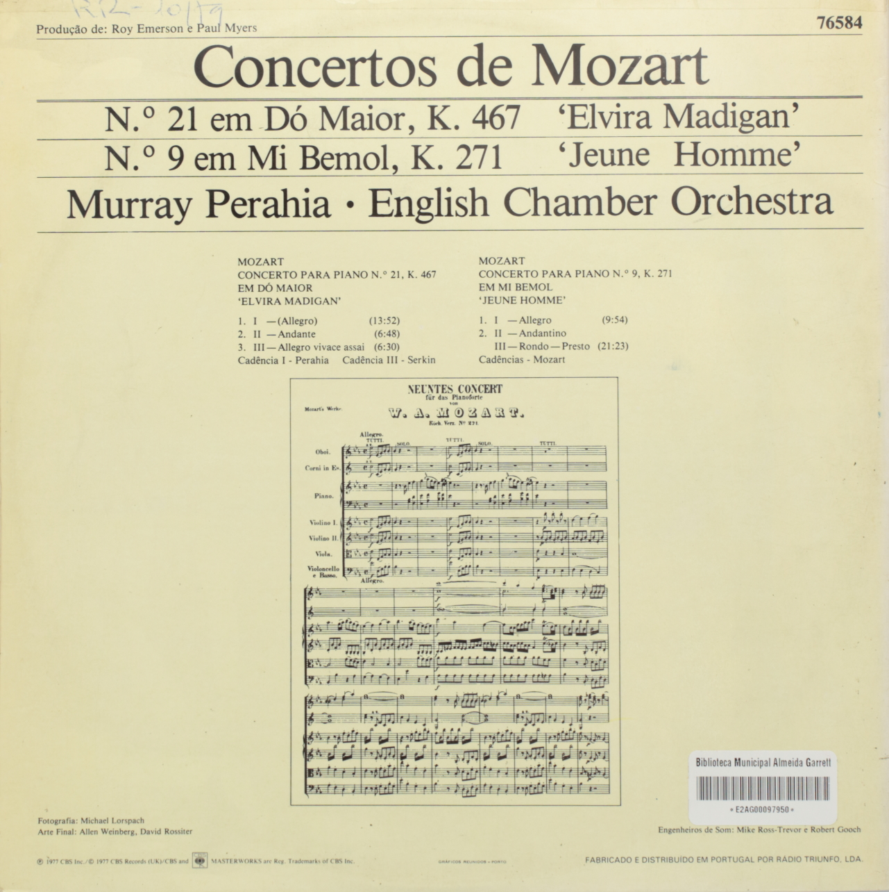 Mozart: Concertos de Mozart