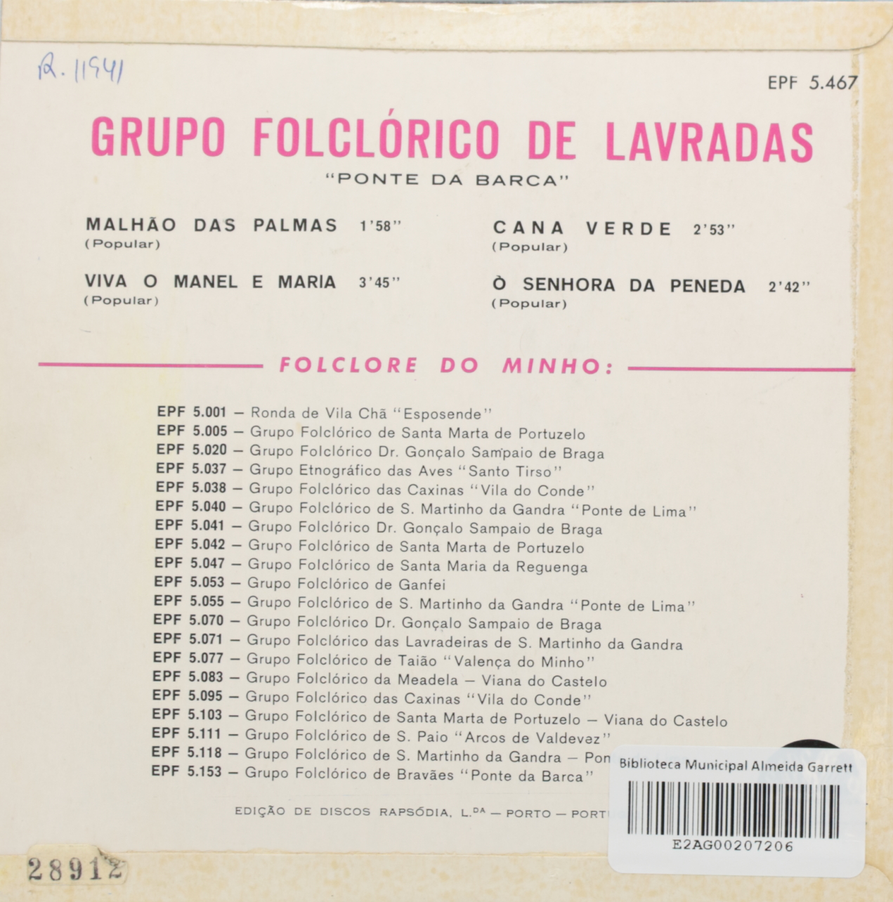 Grupo Folclórico de Lavradas