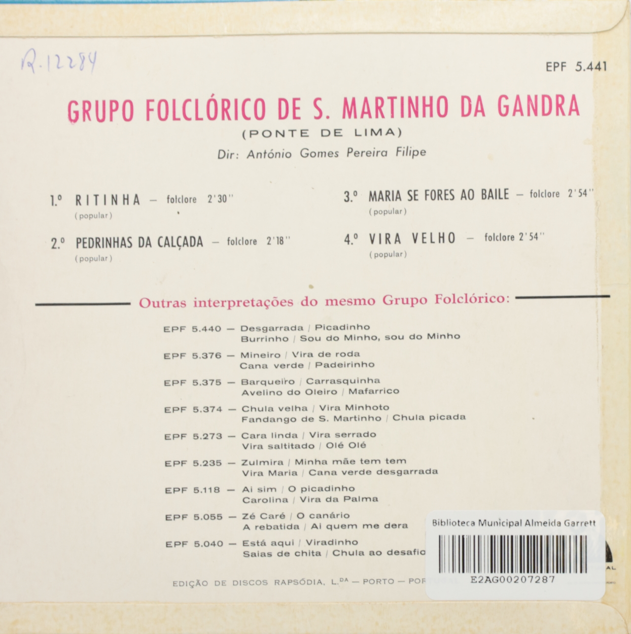 Grupo Folclórico de S. Martinho da Gandra