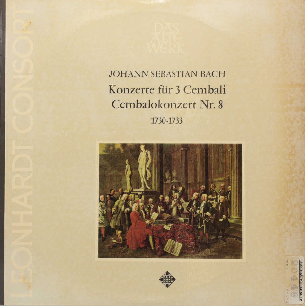 Bach: Konzerte für 3 Cembali; Cembalokonzert Nr. 8