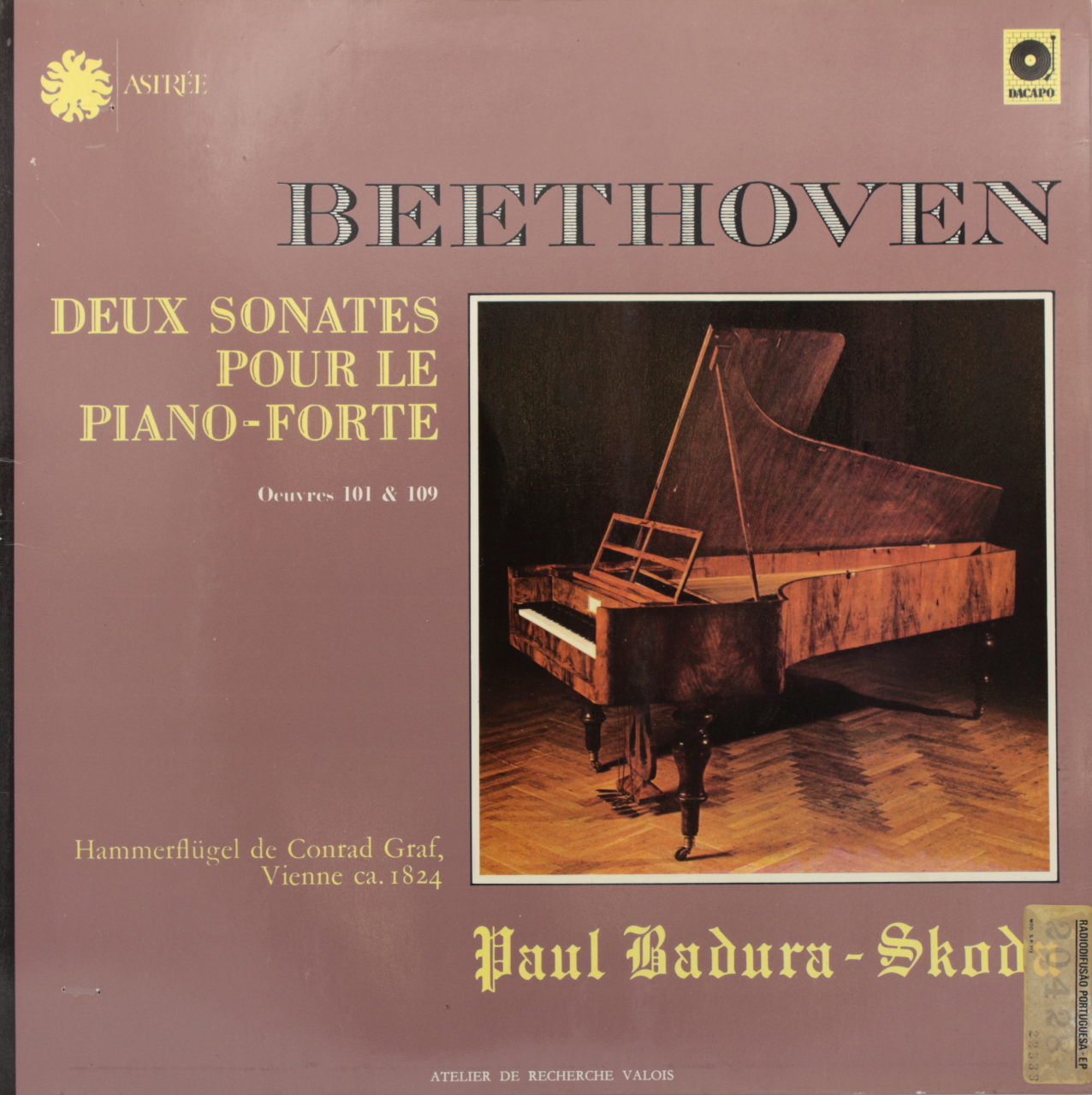 Beethoven: Deux sonates pour le piano-forte, Oeuvres 101 & 109