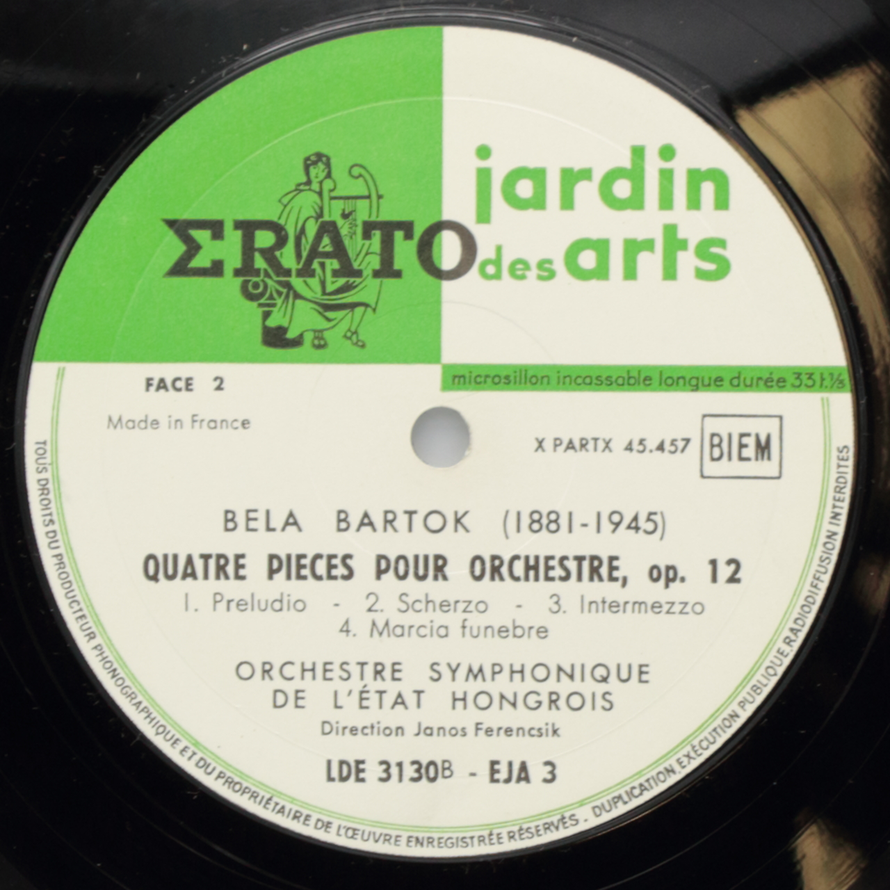 Bartók: Divertimento pour orchestre a cordes; Quatre pieces pour orchestre, Op. 12