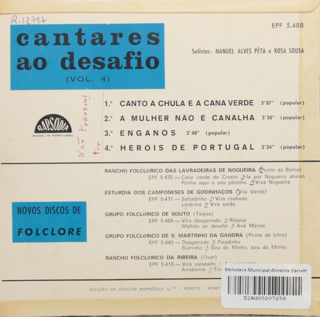 Cantares ao Desafio (vol. 4)