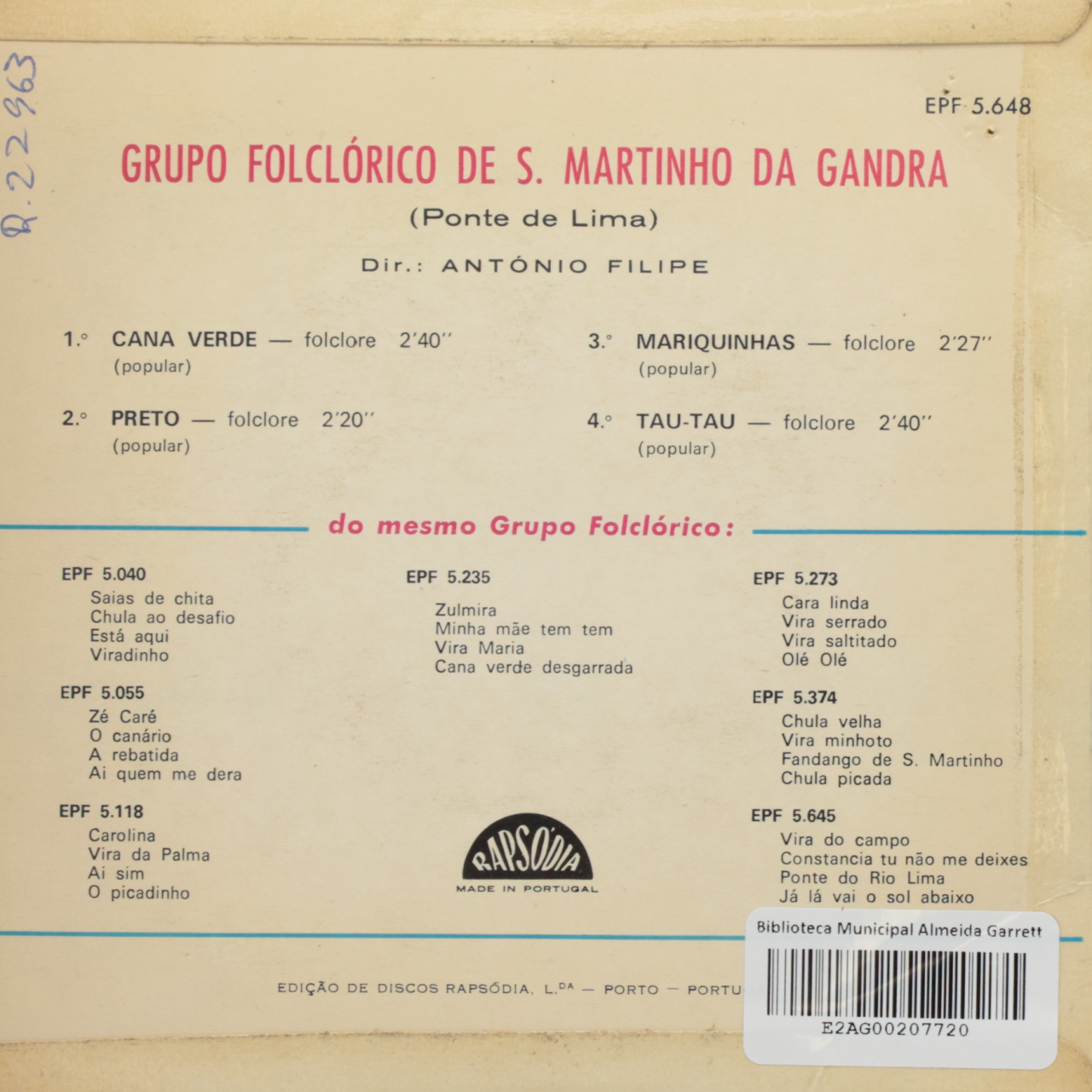 Grupo Folclórico de S. Martinho da Gandra