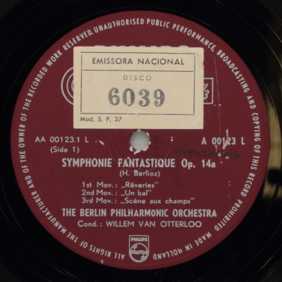 Berlioz: Symphonie Fantastique Op. 14a