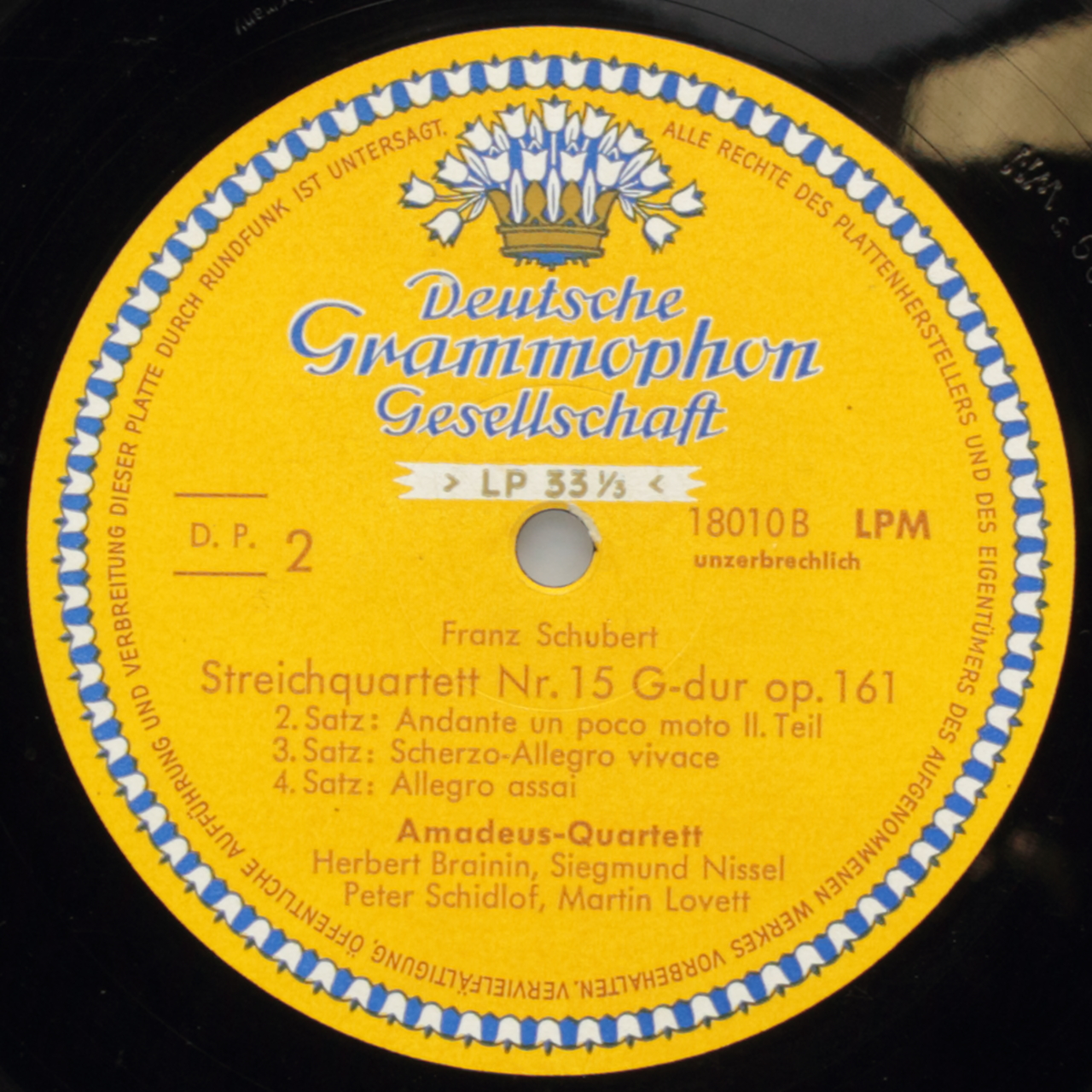 Schubert: Streichquartett Nº 15 G-dur Op. 161