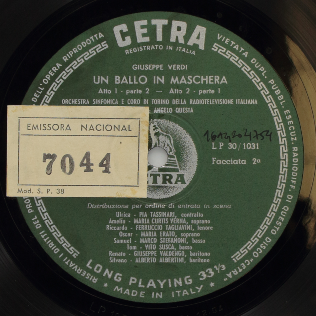 Verdi: Un ballo in maschera