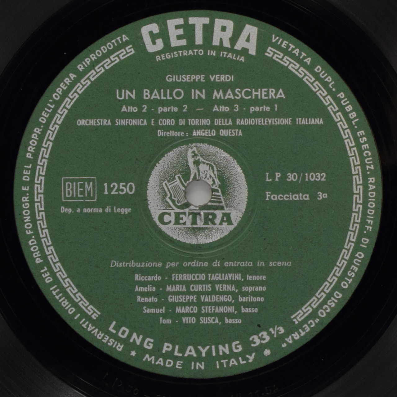 Verdi: Un ballo in maschera