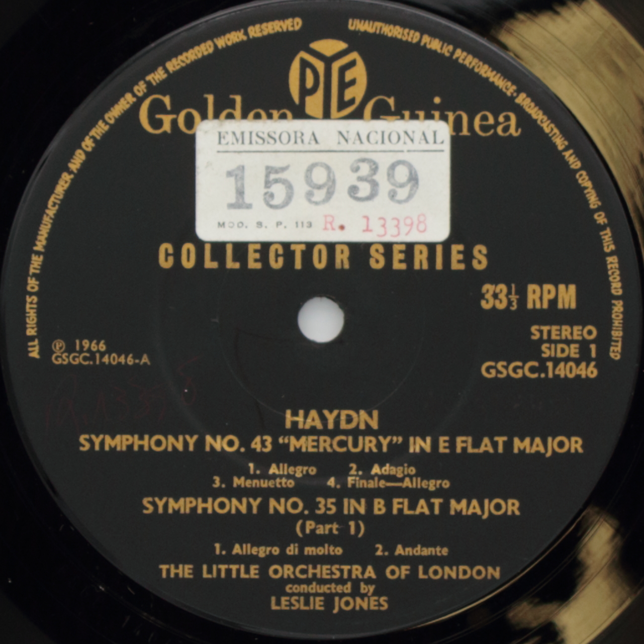 Haydn: Symphony No. 43 
