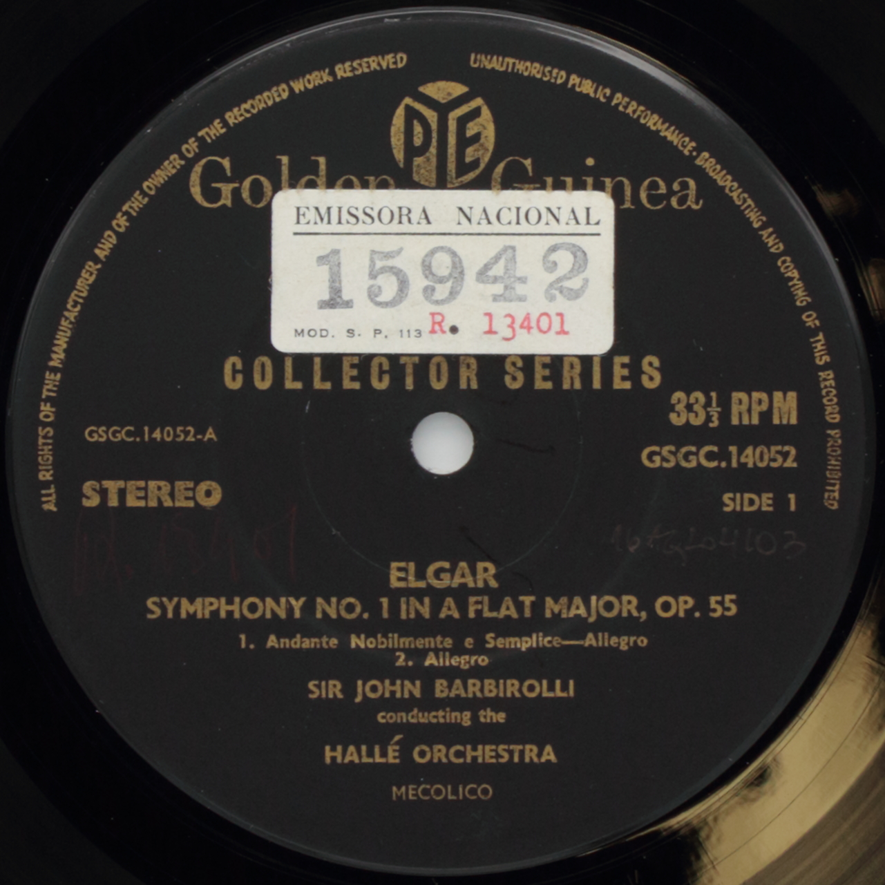 Elgar: Symphony No. 1 in A Flat Major, Op. 55