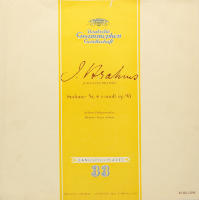 Brahms: Sinfonie Nº 4 e-moll op. 98