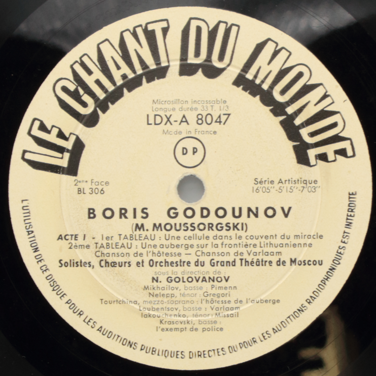 Mussorgsky: Boris Godounov