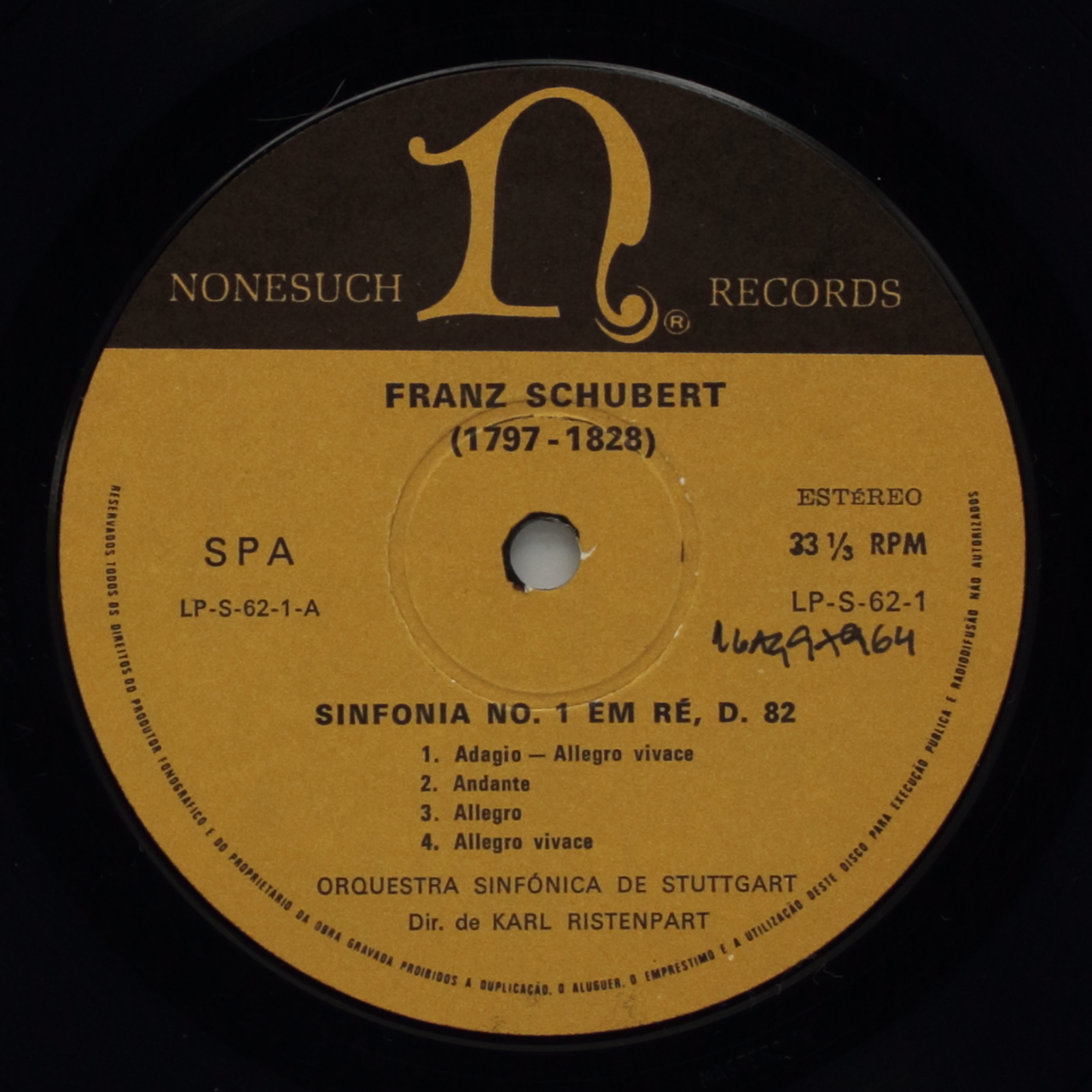Schubert: Sinfonia Sinfonia Nº 1 em Ré, D. 82; Sinfonia Nº 2 em Si bemol, D. 125