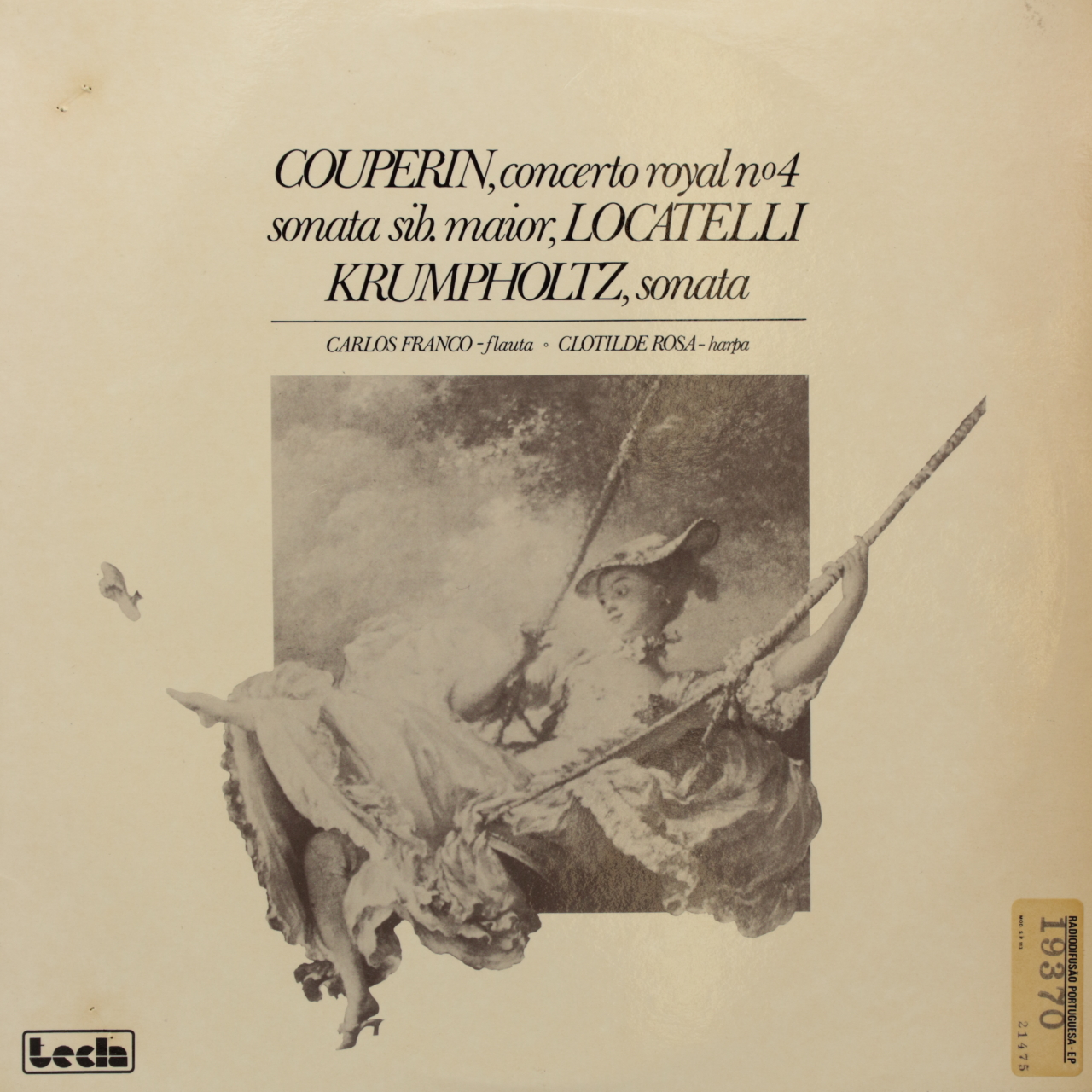 Couperin: Concerto royal nº4; / Locatelli: sonata / Krumpholz: Sonata em Si B maior