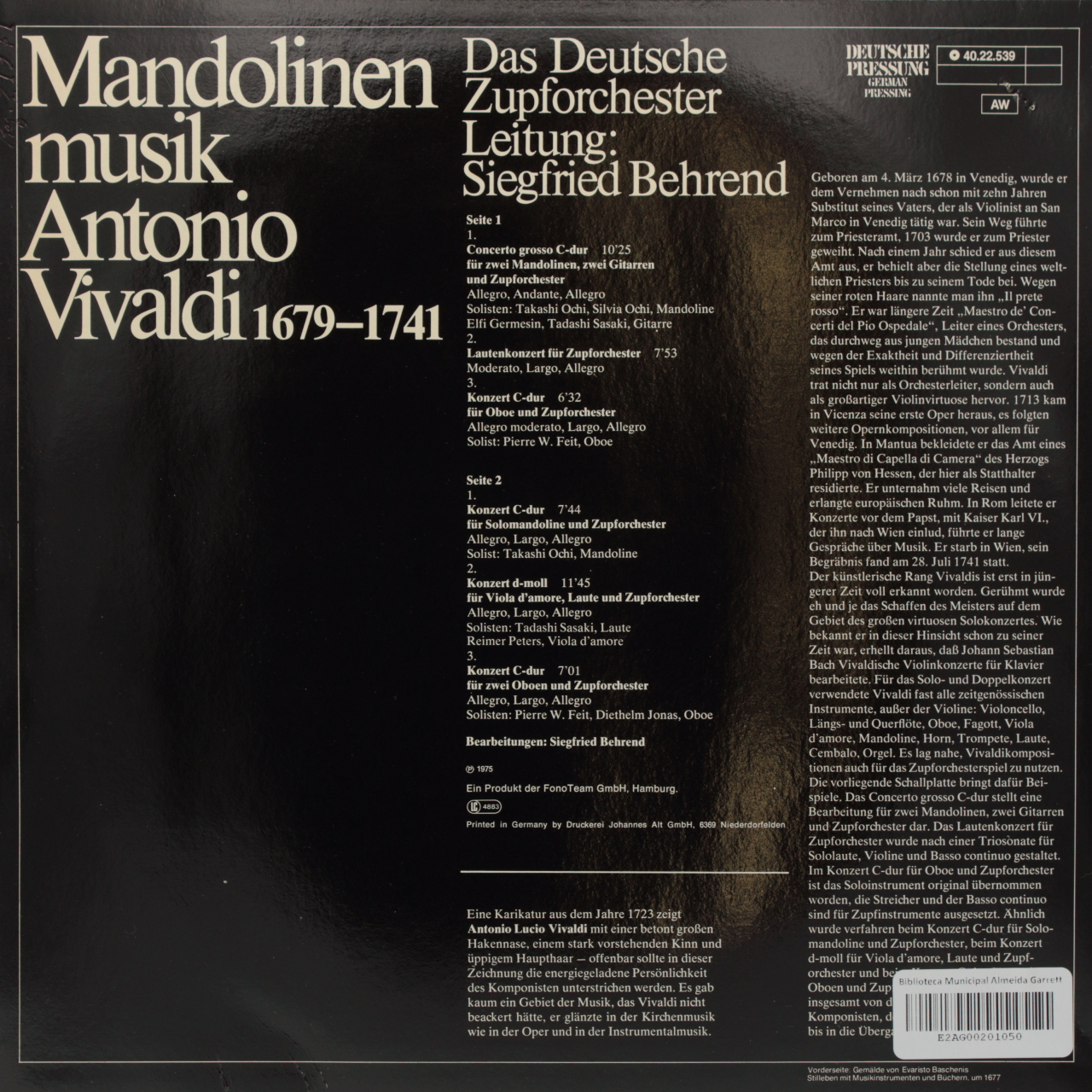 Vivaldi: Mandolinenmusik