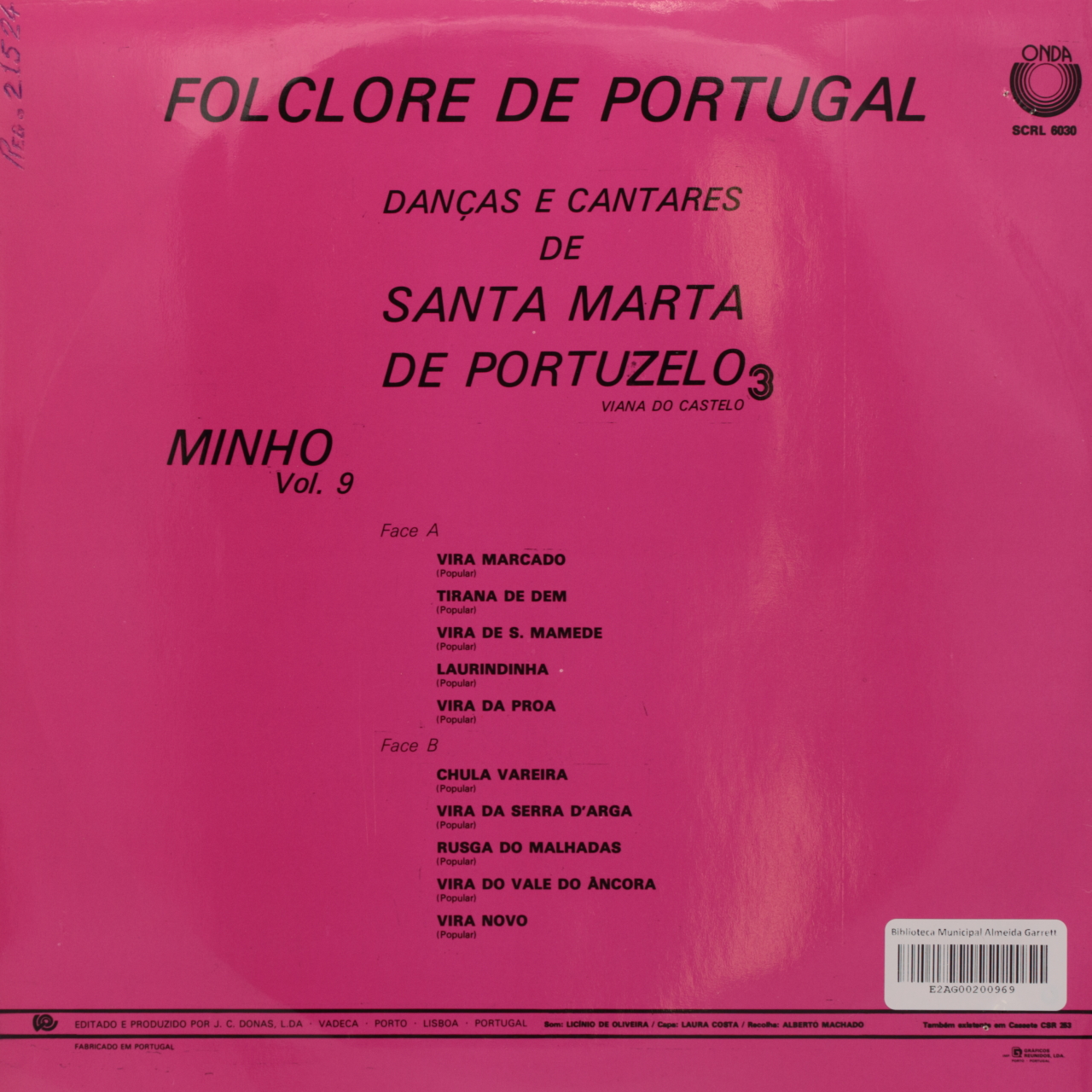 Danças e Cantares de Santa Marta de Portuzelo Vol. 3