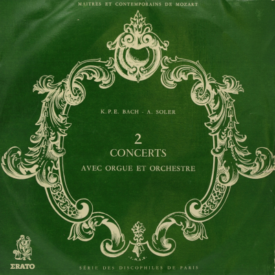 Bach, CPE  / Soler: 2 Concerts avec orgue et orchestre
