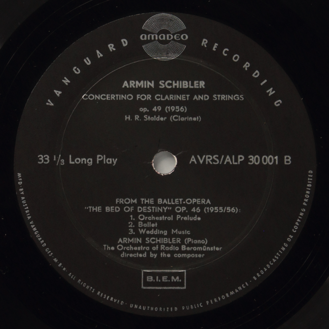 Schibler: Conductic and Playing his Works