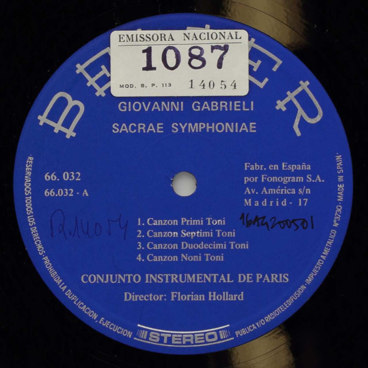 Andrea e Giovanni Gabrieli: Sacrae Symphoniae