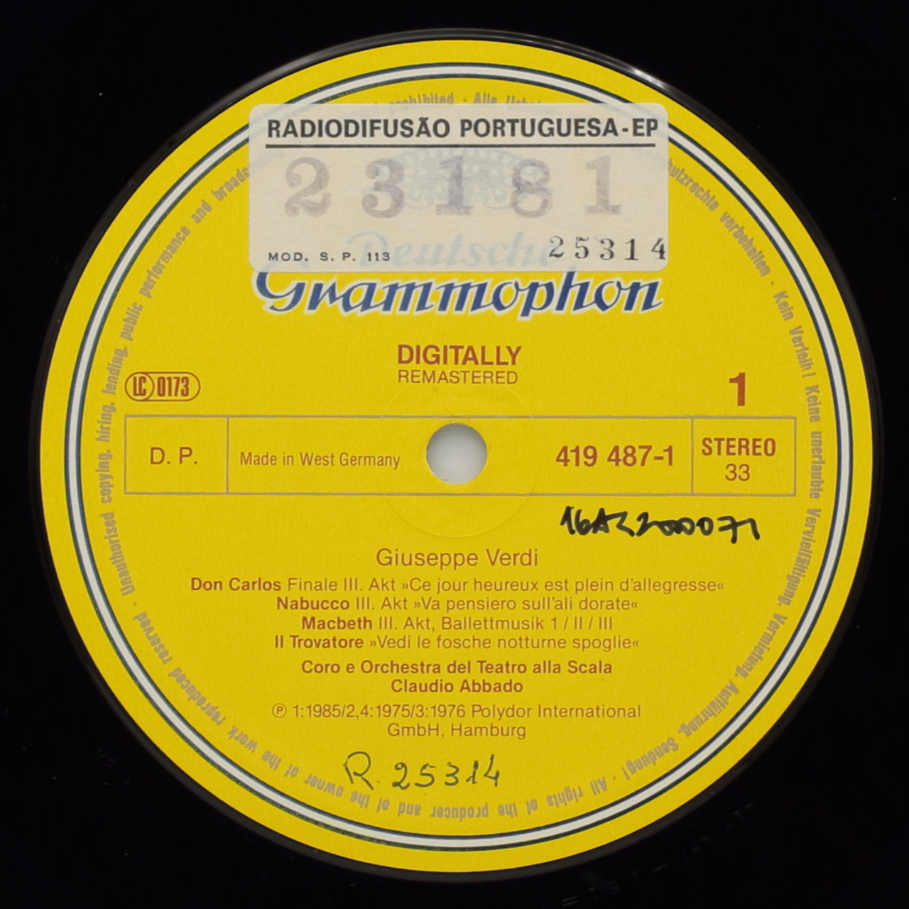 Verdi: Chöre und Balletmusik