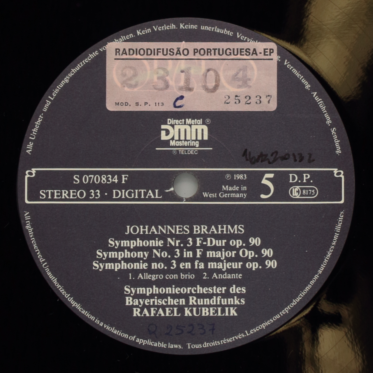 Brahms: Der vier Symphonien