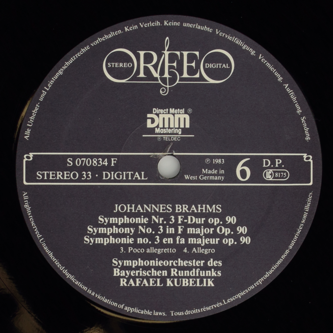 Brahms: Der vier Symphonien
