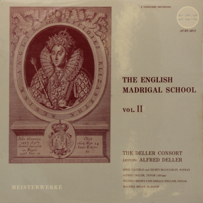 The English Madrigal School Vol. II