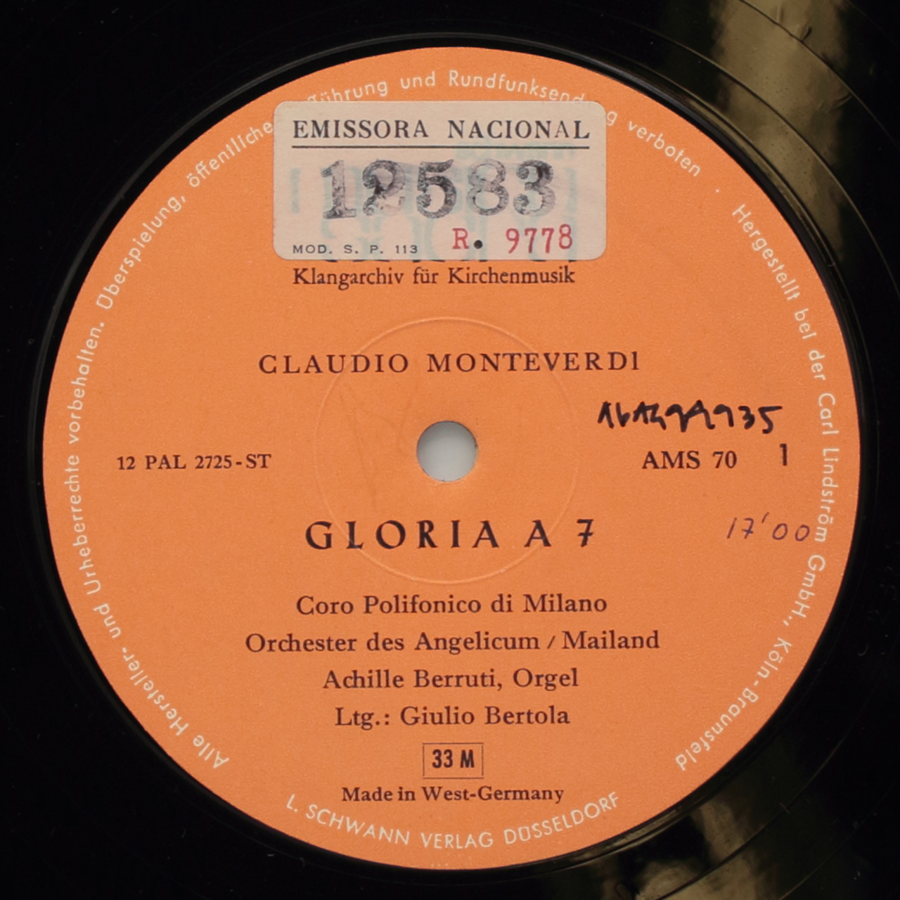 Monteverdi: Gloria a 7