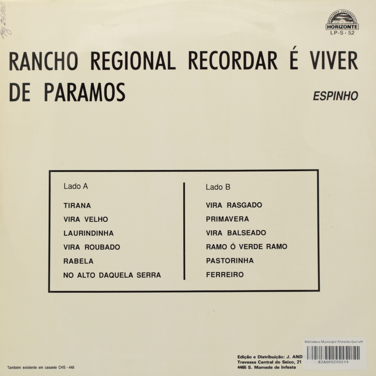 Rancho Regional Recordar é Viver de Paramos